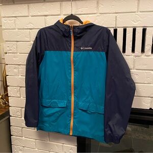 Columbia Kids Rain Zilla Size Large 14/16 Hooded Rain Jacket